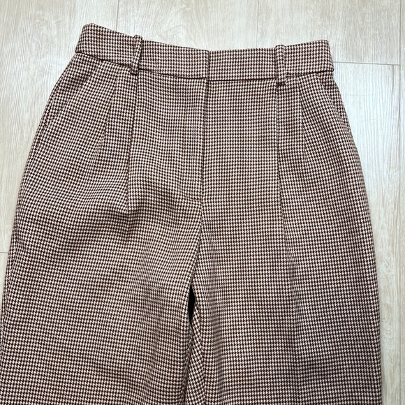Favorite Daughter The Favorite Pants, Color: Toffee Houndstooth, SIZE 12 1220 - Picture 8 of 13